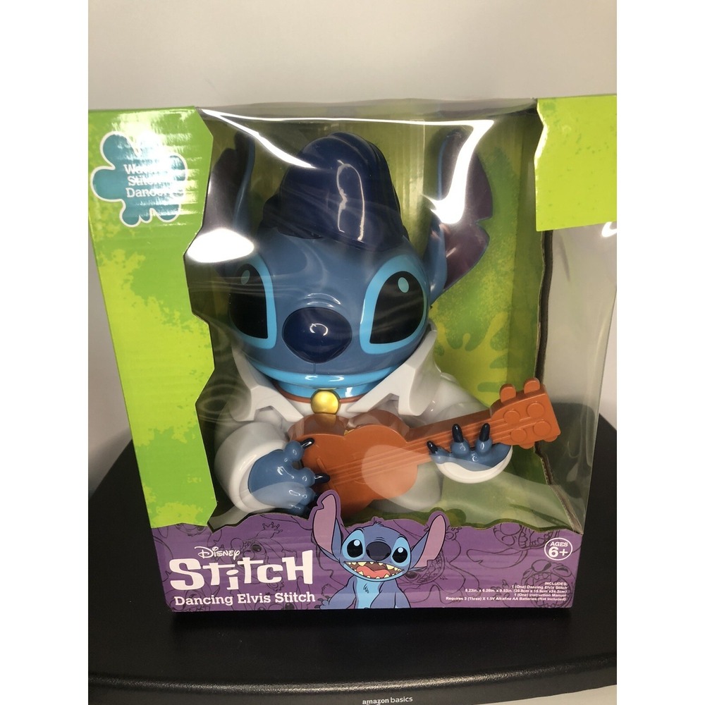 New Sealed 9" Disney Lilo & Stitch Dancing Elvis Stitch Figure